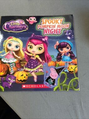 Spooky Pumpkin Moon Night Kids Costume Dress - Purple
